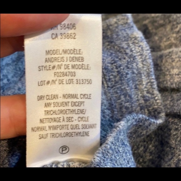 Theory Andrejs J Deneb Shirt  in blueberry XL - Picture 5 of 6